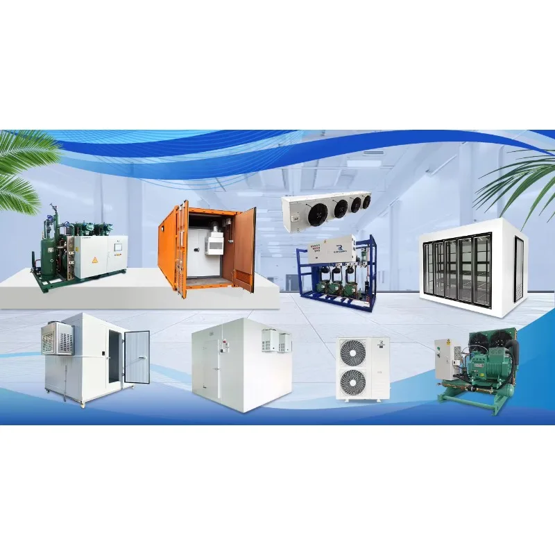 Gabinete móvil de almacenamiento en frío con exhibición al por menor con puerta de vidrio, precio competitivo con compresores Copeland Frascold y Sanyo