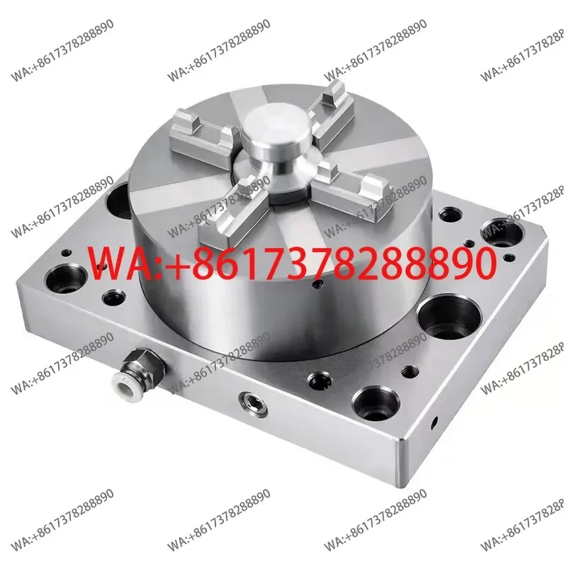 Pneumatic chuck quick positioning fixture D100 one out 3D150 large, medium and small curved head horizontal copper male
