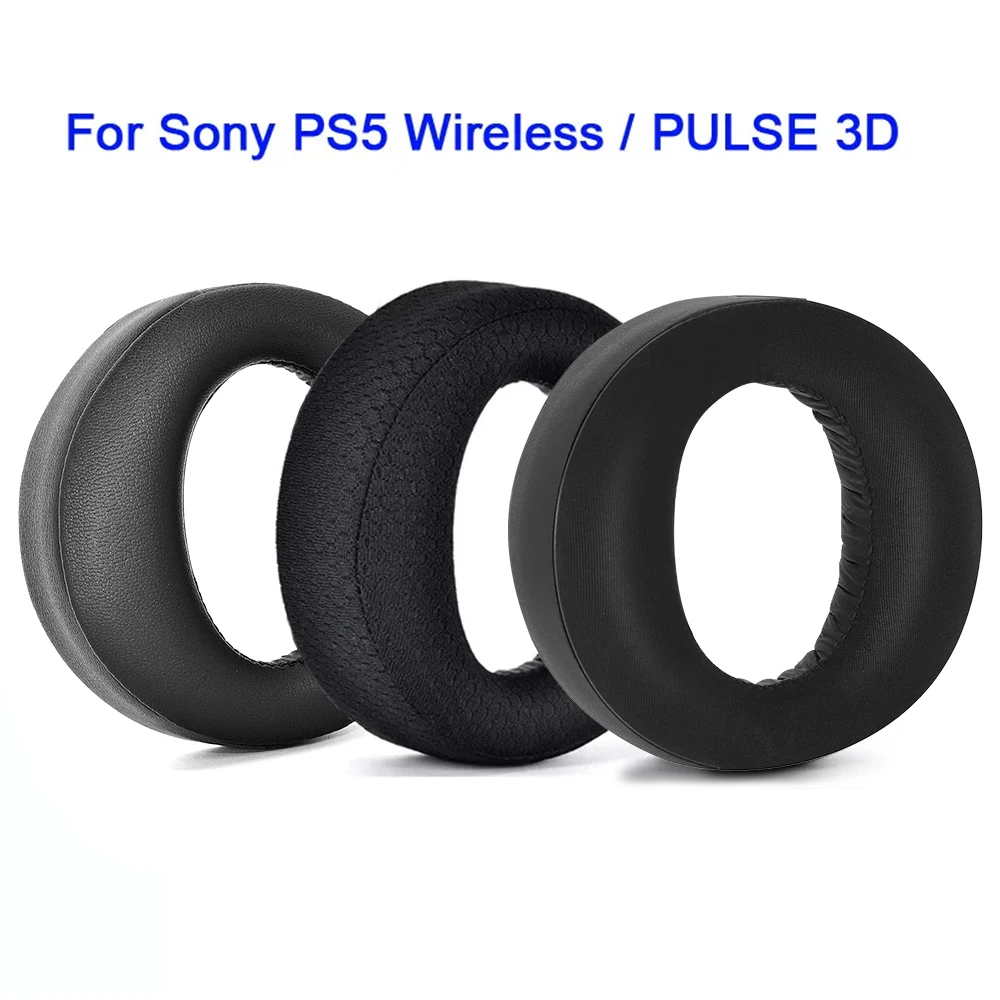 Replacement Ear Pads For SONY PS5 PULSE 3D PlayStation Headset Earpads Memory Foam Cushions Cover Earmuff