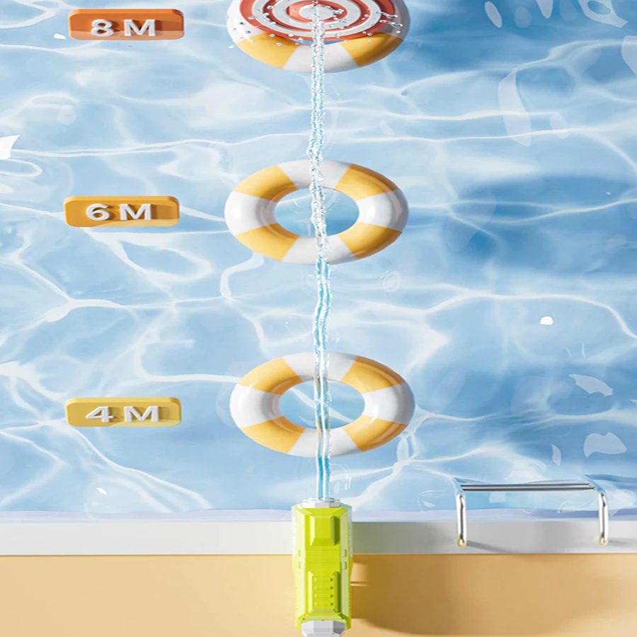 New Style Children Summer Beach Outdoor Toy Water Gun Continuous Firing Squirt Gun Swimming Pool Toys Large Capacity Watergun