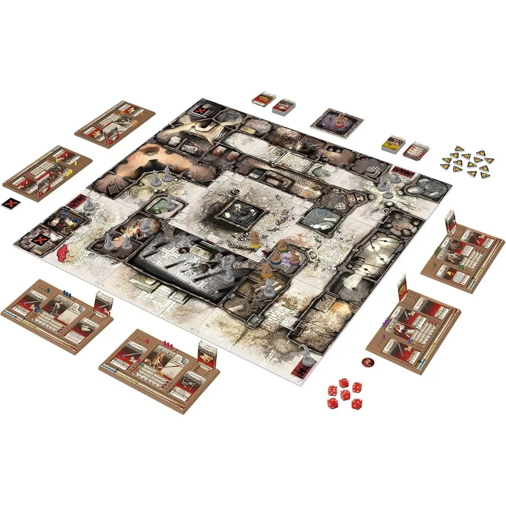 เกมกระดาน Zombicide Black plague (ฐาน) | เกมกระดานกลยุทธ์ | เกมกระดานความร่วมมือสำหรับวัยรุ่นและผู้ใหญ่