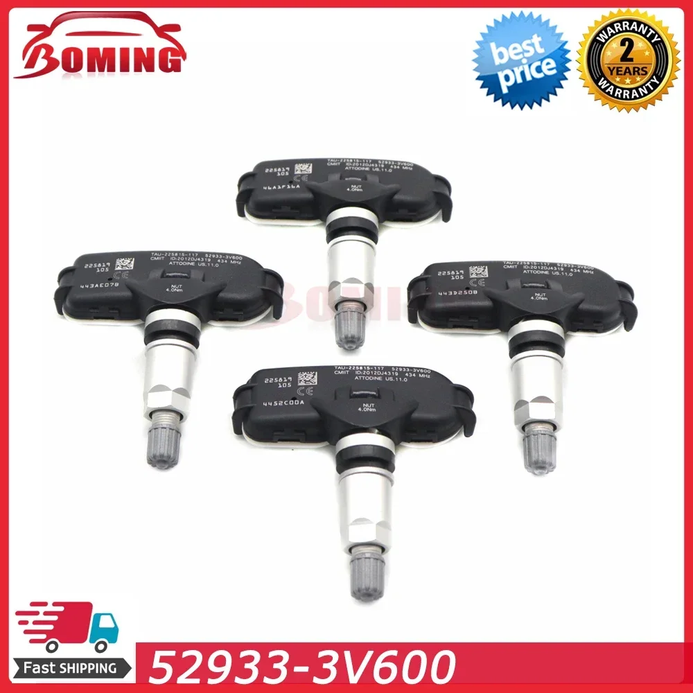 Car TPMS Tyre Tire Pressure Monitor Sensor 52933-3V600 For Hyundai Grandeur [HG] I40 [VF] Kia Rio [UB] 2011-2021 434MHz