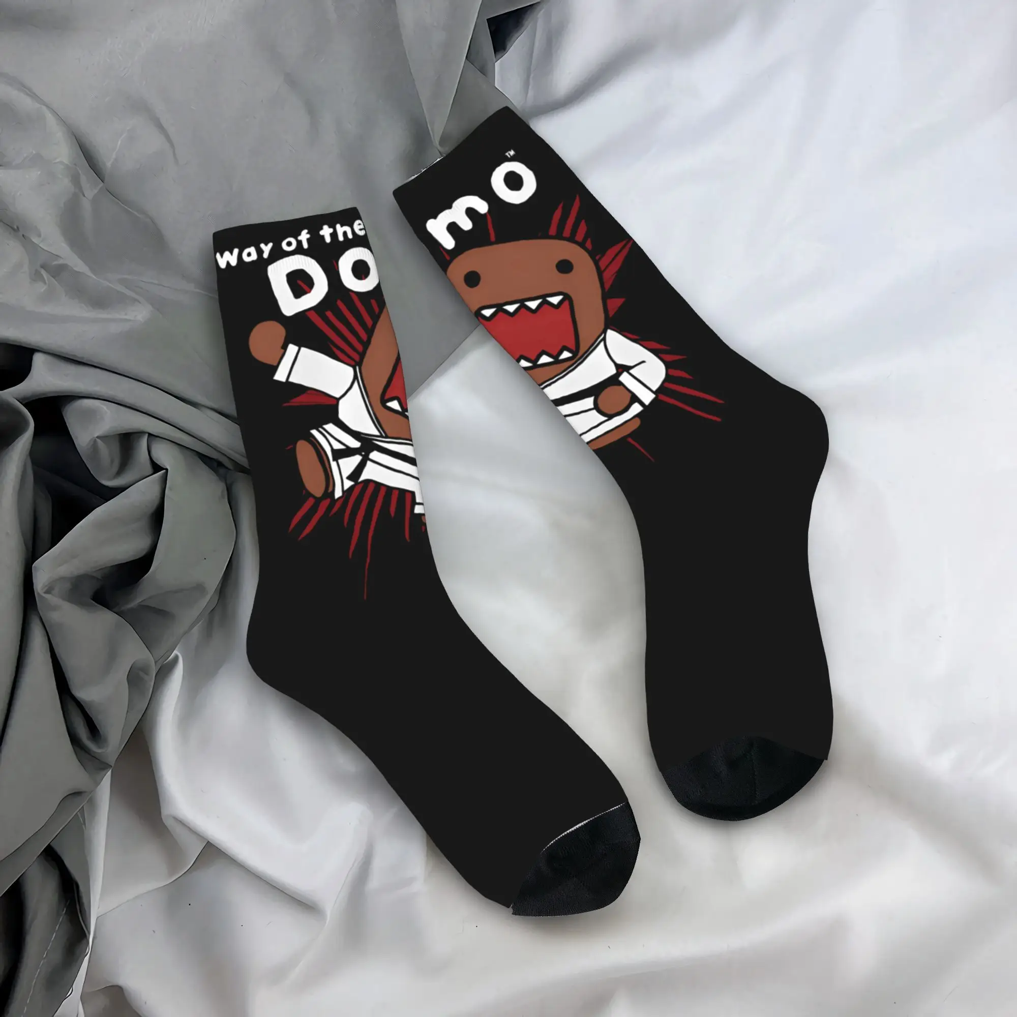 

Domo Kun Stockings Vintage Socks Men's Warm Soft Socks Winter Running Graphic Non Slip Socks Gift Idea