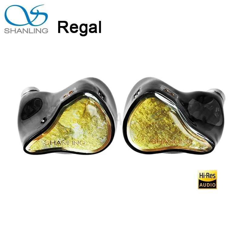 

SHANLING Regal In-Ear Headphones Eight-Driver Hybrid High-End In-Ear Earphone HIFI Hi-Res Audio Wired Music Headset Wired Earbud