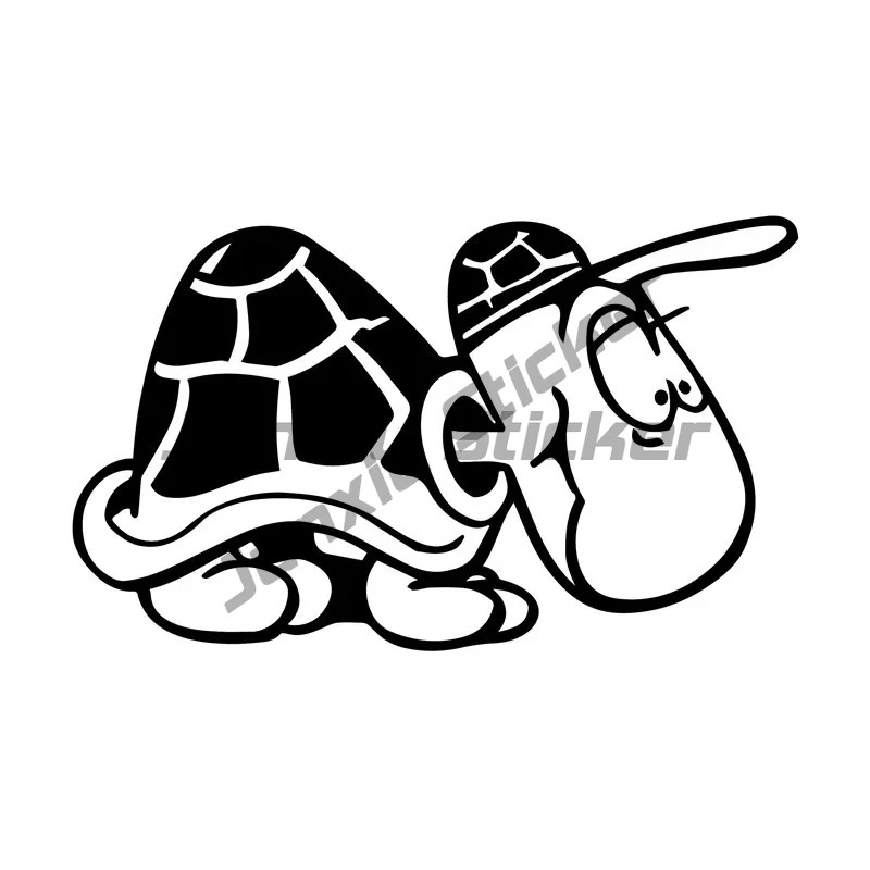 

Lovely Sea Turtle Car Sticker Waterproof Laptop Skateboard Motorcycle Auto Accessories Decoration PVC Car Accessories Decal
