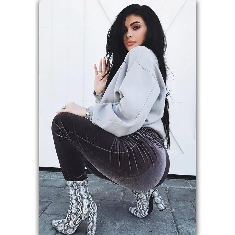 New Kylie Jenner Beauty Actress Singer-Silk Art Poster Wall Sticker Decoration Gift