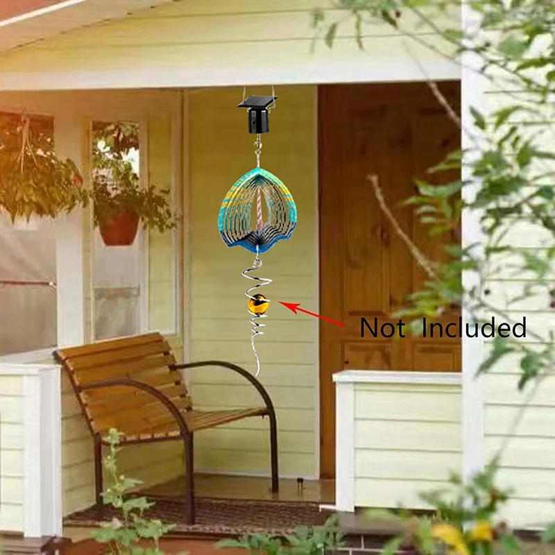 4Pcs Solar Powered Wind Spinner Motor Solar Energy Hanging Rotating Motor Revolving Wind Chime Spinner Motor for Display-A55K - view 2