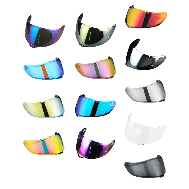 Full Face Visor Lens Scratchproof Wind Shield Face Shield Replacement Motorcycle Visor for K3SV K5