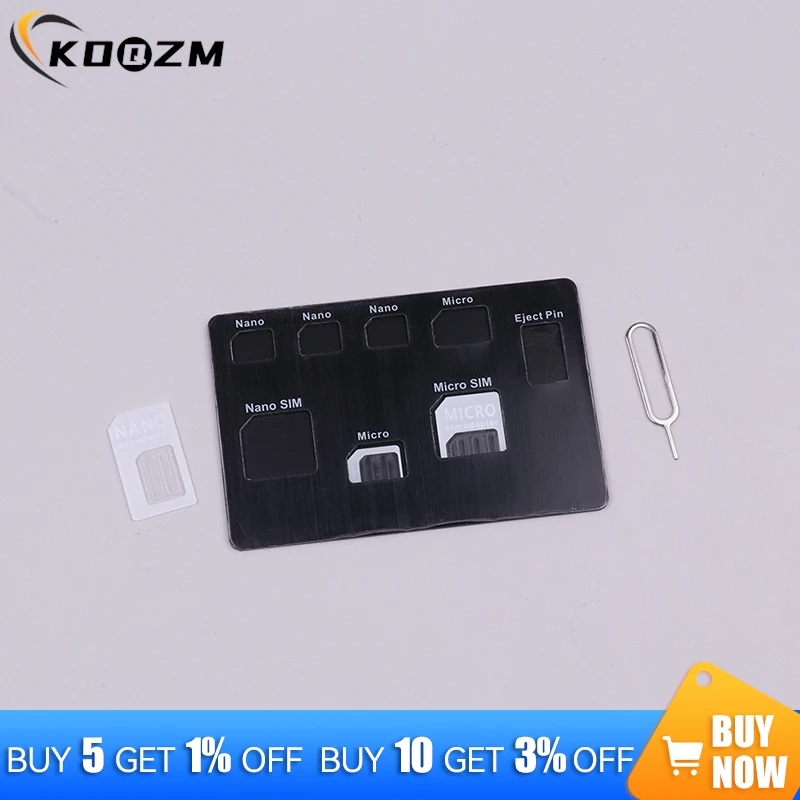 Slim SIM Card Holder And Microsd Card Case Storage And Phone Pin Included