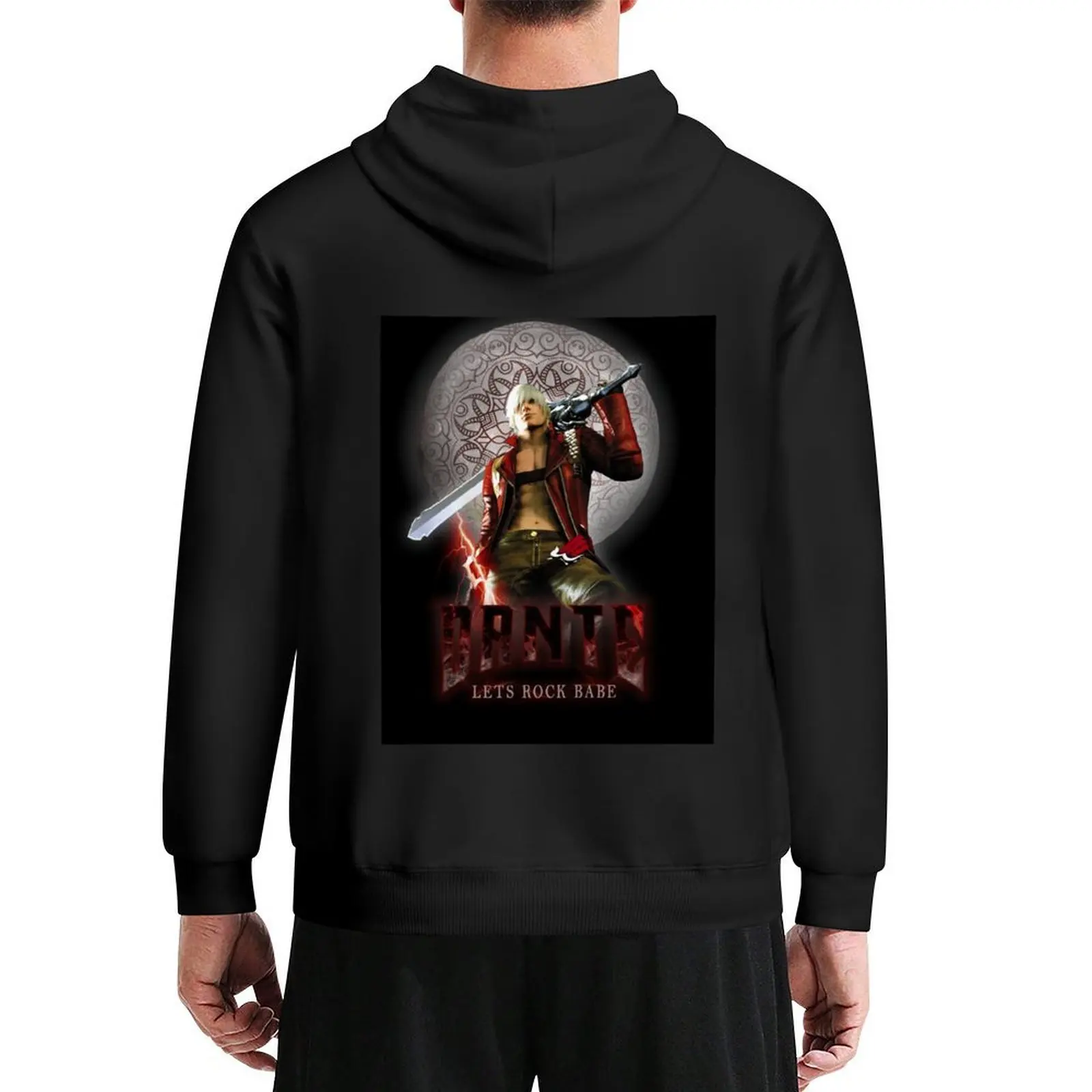 

Badass Dante / Devil May Cry Hoodie men clothing men's coat men's sweat-shirt autumn jacket men anime hoodie