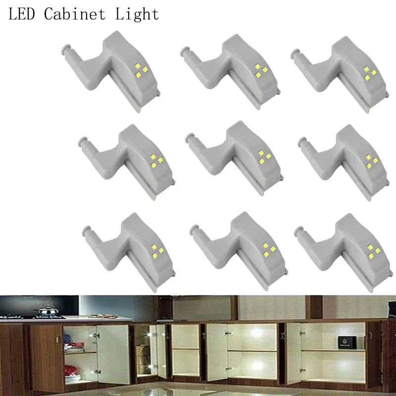 

2PCS Under Cabinet Lights LED Smart Induction Lamp Kitchen Bedroom Living Room Cupboard Wardrobe Inner Loop Drawer Night Light