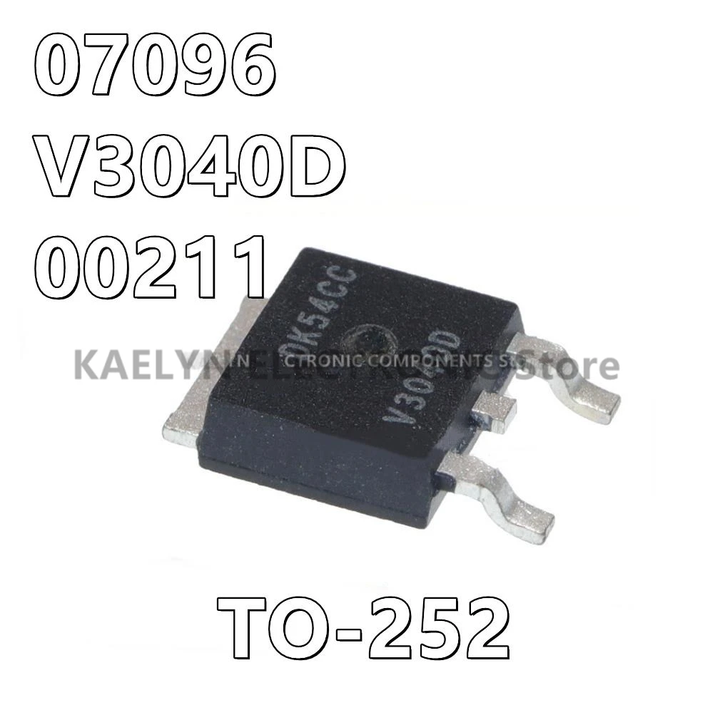 

10 шт./лот 07096 V3040D 00211 ISL9V3040D3S TO-252