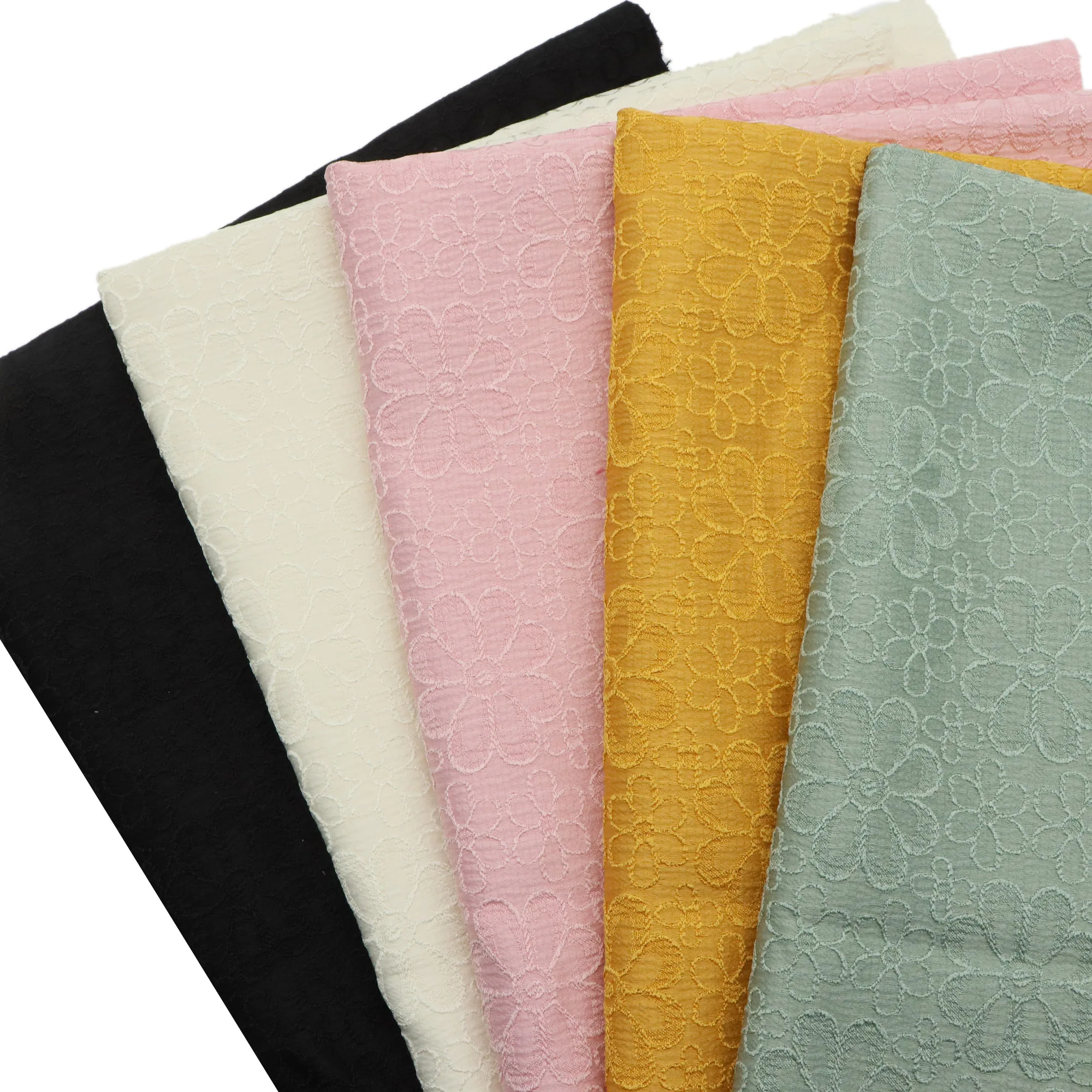 

Pre-cut 1Pc solid flower Jacquard Fabric - 62.99x19.68inch(160x50cm) Pre-cut Fabric,Perfect