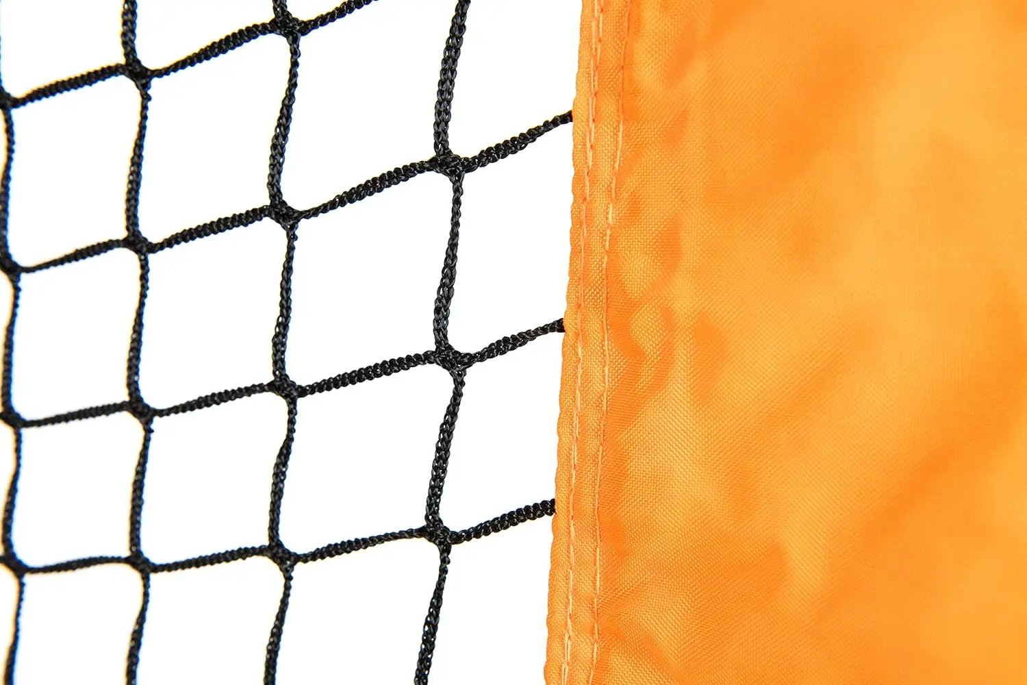 CHAMPRO MVP Portable Lightweight Protective L-Screen, Baseball/Softball Pitcher's Net, 7' X 7' Orange