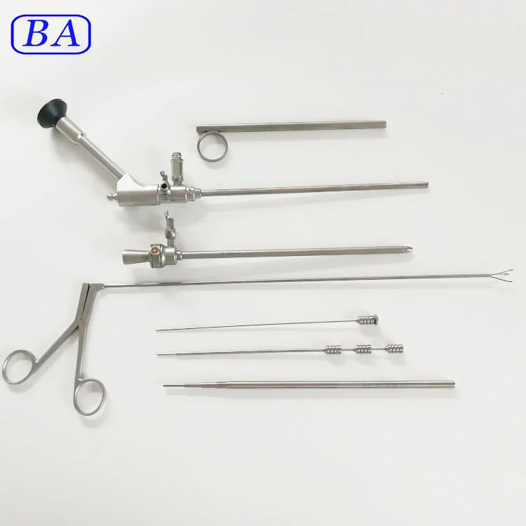 Professinal surgical urology Nephroscope with working channel