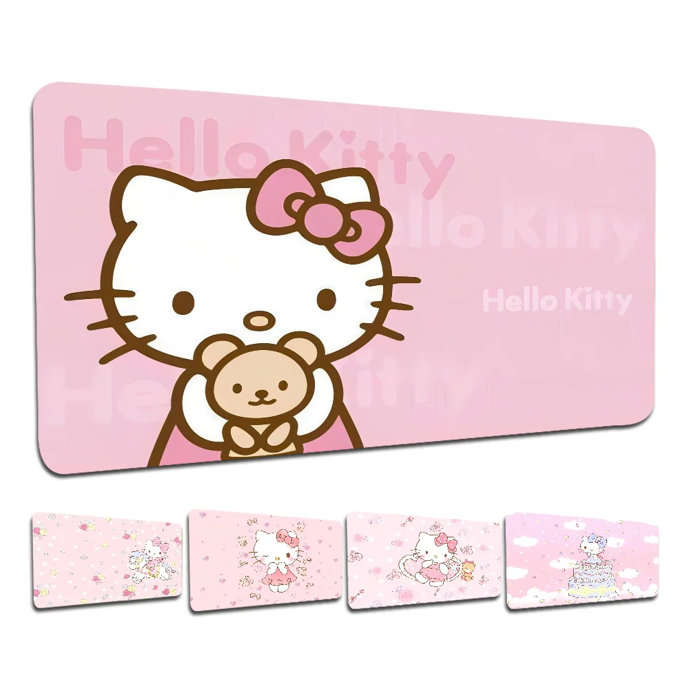 Hello Kawaii K-Kittys Mousepad New Rubber Mouse Durable Desktop Mousepad Size For Game Keyboard Pad For Gamer