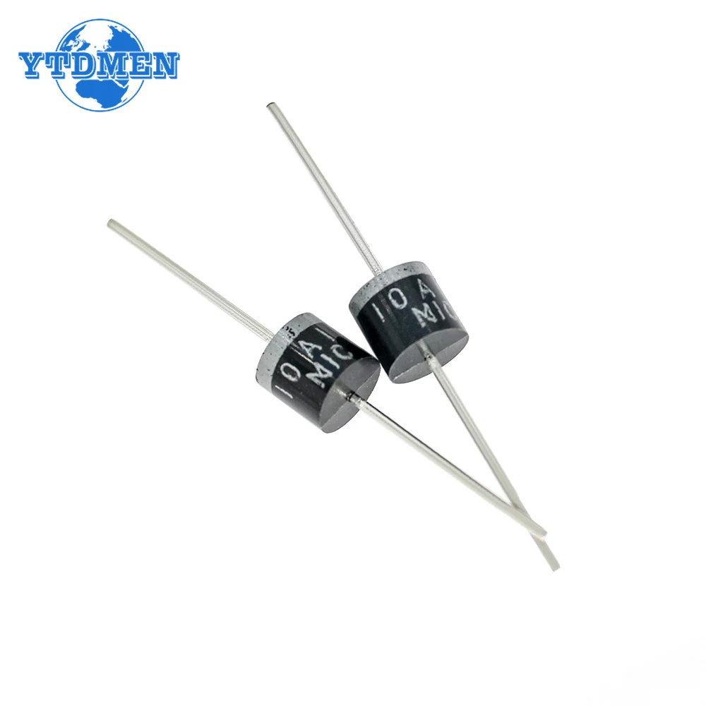 10/20pcs 10A10 Diodes 10A 1000V DO-27 Electrical Axial Rectifier Diodes Kit