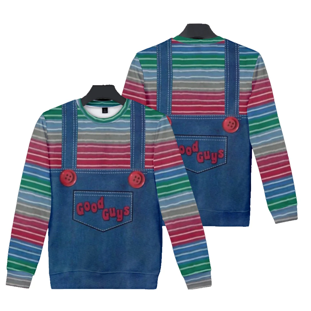 Good Guys Chucky Seizoen 2 Televisie Cosplay Uniform Sweatshirts Met Lange Mouwen 2022 Nieuwe Amerikaanse Tv-Serie Heren Dameskleding