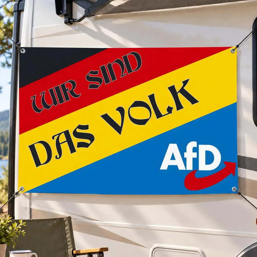 Brand A-Alternative Afd Germany Logo Flags Decorative Flag Banner Indoor Outdoor Garden Yard Patio Party Camping Wall Decor Gift