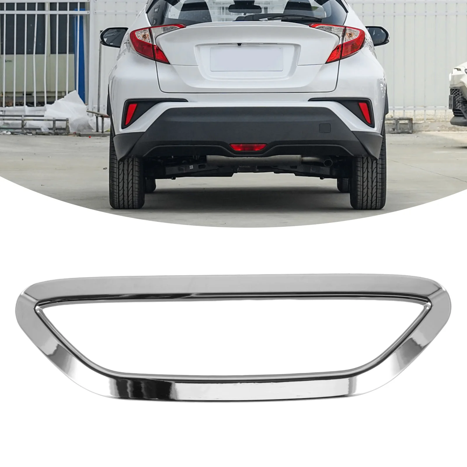 ABS Chrome Brake Light Cover for chr Rear Brake Lamp Trim Covers Existing Scratches Easy To Install For Car Decoration