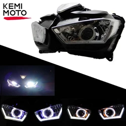 R25 R3 Headlight Motorcycle Lights Angel Demon Eye HID Projector HID Angel Eye For YAMAHA YZF R25 R3 2013 2014 2015 2016 2017