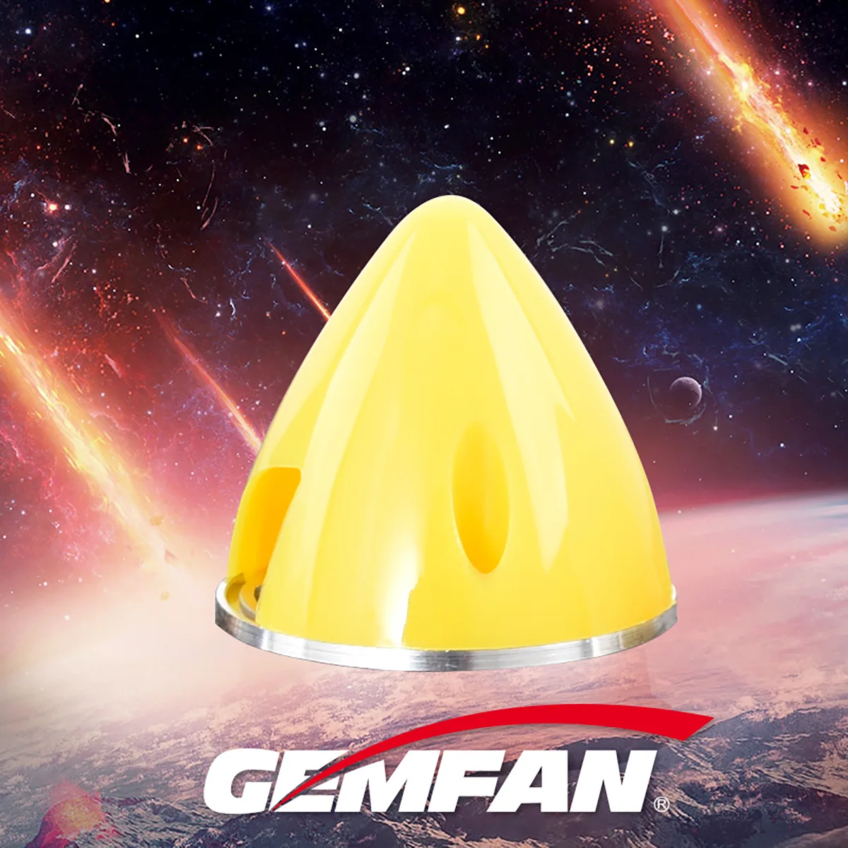 GF Qianfeng, пластиковый кожух для лопастей с алюминиевым основанием, 38 мм/1,5 дюйма, для лопастей 5-9 дюймов, для электрических/метаноловых самолетов, обтекатель