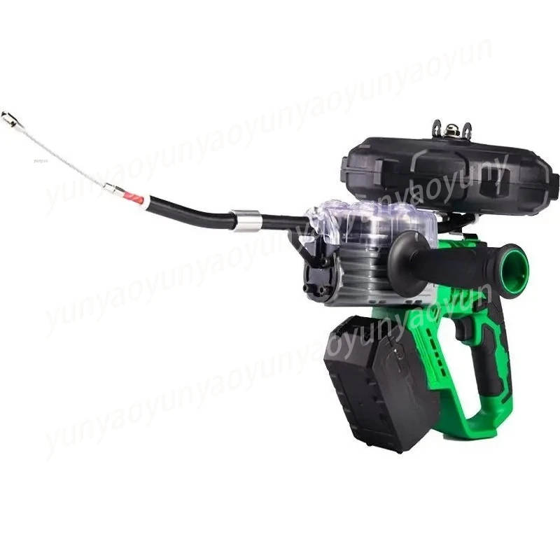 Rechargeable Threading Tool Electric Steel Wire Piercer Flexible Conduit Guide Lightweight Portable Electrician Circuit Laying