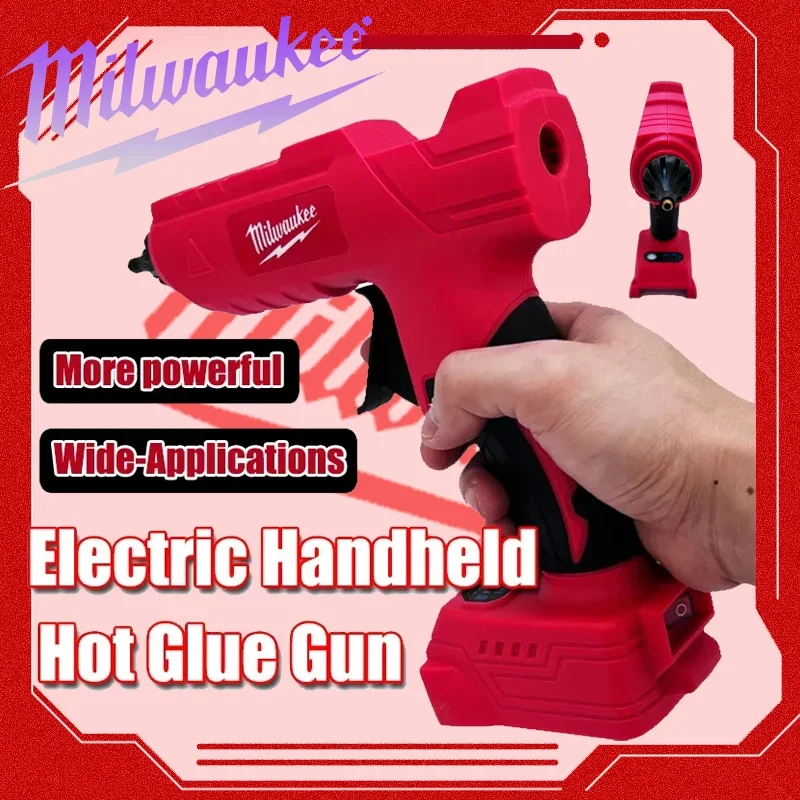 

Milwaukee Electric Hot Melt Glue Gun 18V Li-ion Battery DIY Hot Melt Glue Gun For Packaging Decoration for 18V Battery