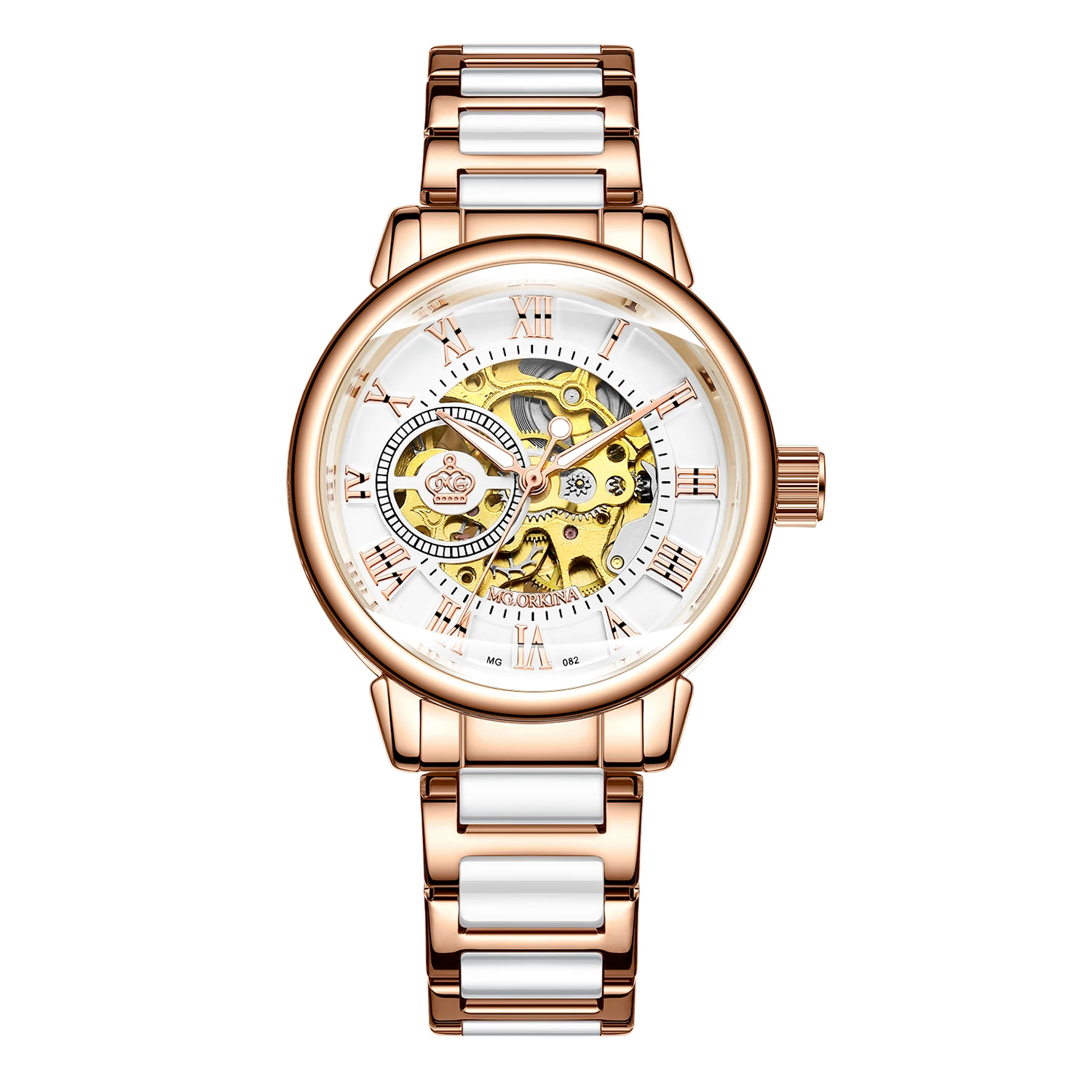 

ORKINA Ladies Automatic Mechanical Watch Luxury Brand Women Wristwatch Fashion Skeleton Clock Senhoras Assistir Reloj Mujer 2022