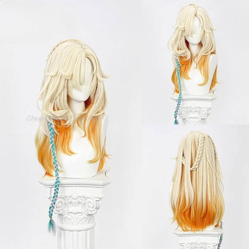 IN STOCK Xilonen Wig Game Genshin Impact Cosplay Wig Women 60cm Long Hair Natlan Xilonen Cosplay Eyelashes Free Wig Cap