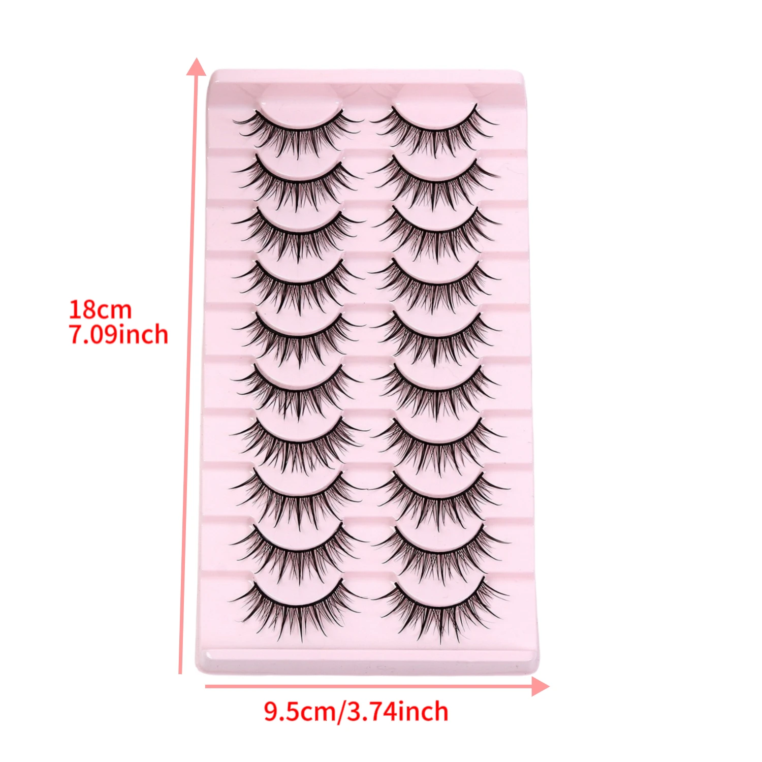 ขนตาการ์ตูน, ขนตาปลอม, คอสเพลย์แบบธรรมชาติ, ขนตาแบบชิ้นเดียวแน่นสไตล์ไทย, ขนตาแบบยุโรป-อเมริกัน