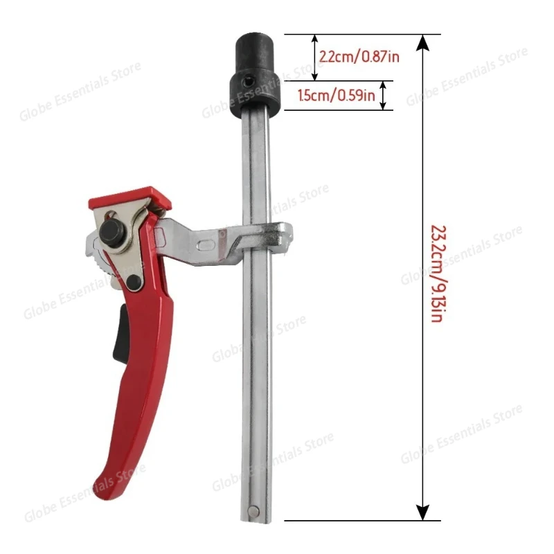 Ratchet F clip Electric circular saw guide rail rail Slide fixed desktop Woodworking pressing