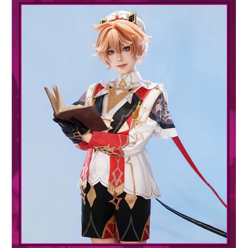 

Genshin Impact Dahlia Men Cosplay Costume Cos Game Anime Party Uniform Hallowen Play Role Clothes Clothing