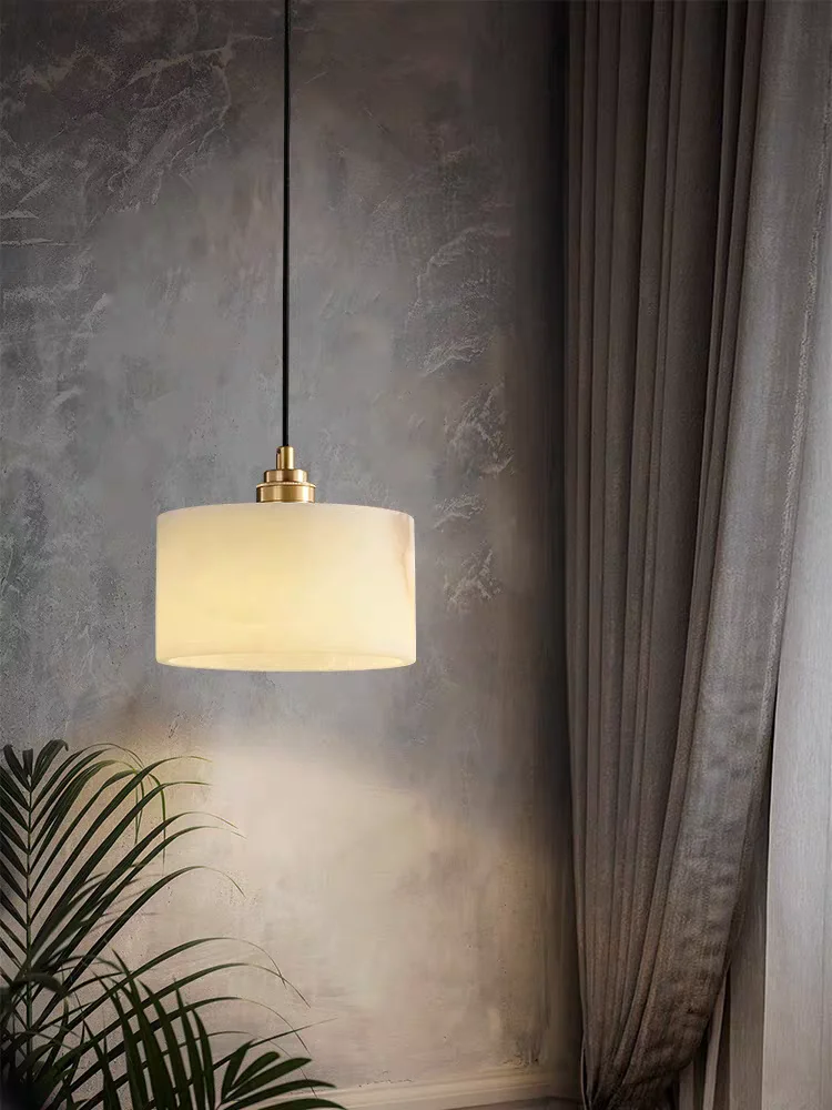 

Creative luxury and fashionable decorative pendant light, marble copper LED pendant light GN631HL