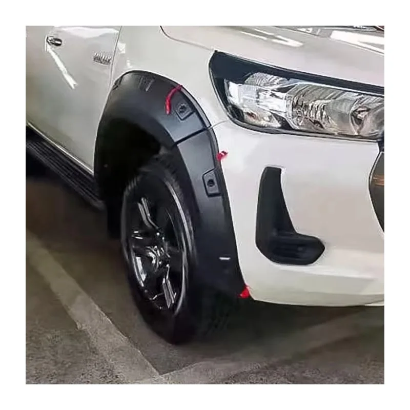 Offroad 4X4 Car Accessories ABS Wheel Arch Fender Flares for 2020+ Toyota Hilux Nissan Mitsubishi Mazda L200 Navara FJ Cruiser