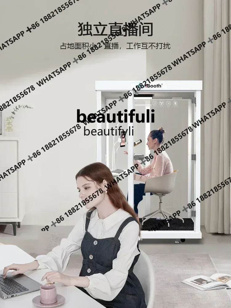 xxqSoundproof Room Mobile Home Mute Sleep Cabin Live Studio Piano Room Office Telephone Booth Recording Studio