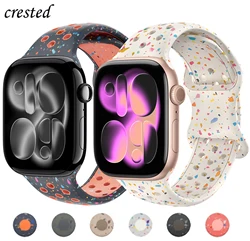 Sportowy silikonowy pasek do zegarka Apple 40 mm 41 mm 45 mm 44 mm 46 mm 49 mm 42 mm Oddychająca bransoletka iwatch Series 10 9 8 SE Ultra 2