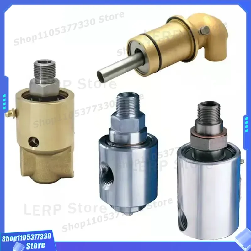 Custom Multi Channel Hydraulic Rotary Coupling M5 G1/8 G1/4 G3/8 G1/2 G3/4 G1 Threaded Interface High Speed Fluid Transfer