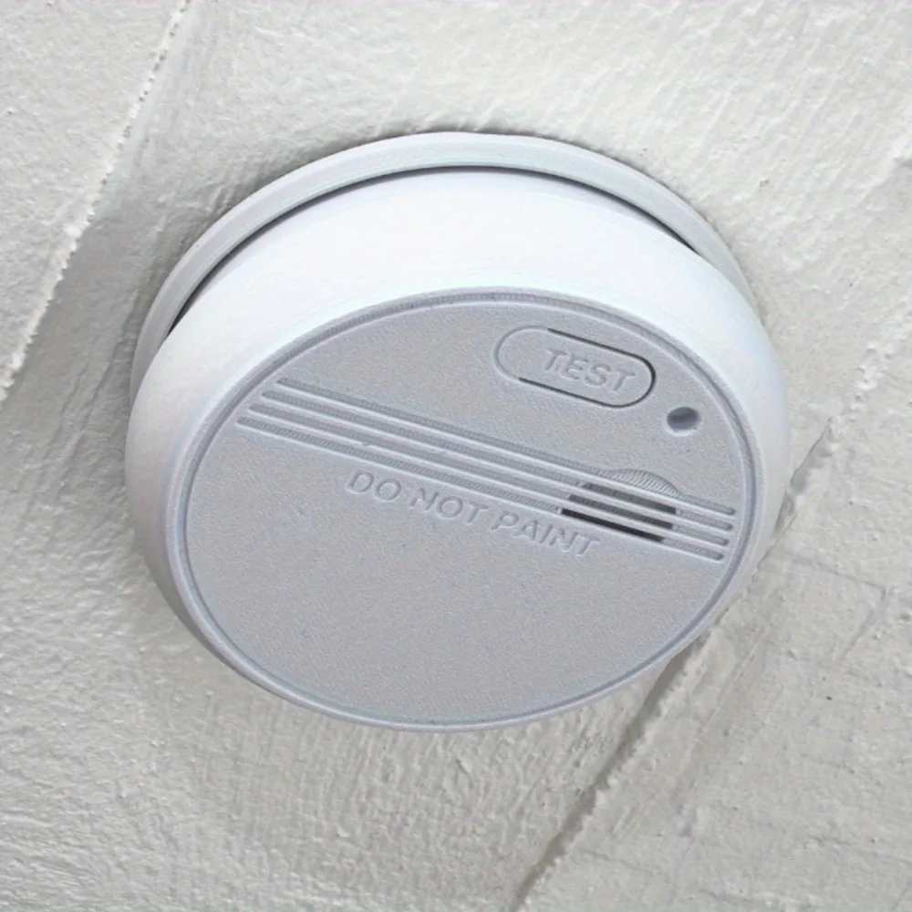 Invisible Simulated Smoke Detector with Secret Compartment Anti Theft Hidden Storage Box Ceiling Installation Security Box