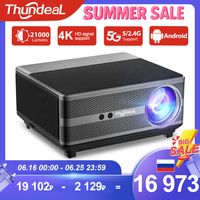 ThundeaL Full HD 1080P Projector TD98 WiFi LED 2K 4K Video Movie Beam TD98W Android Projector PK DLP Home Theater Cinema Beamer
