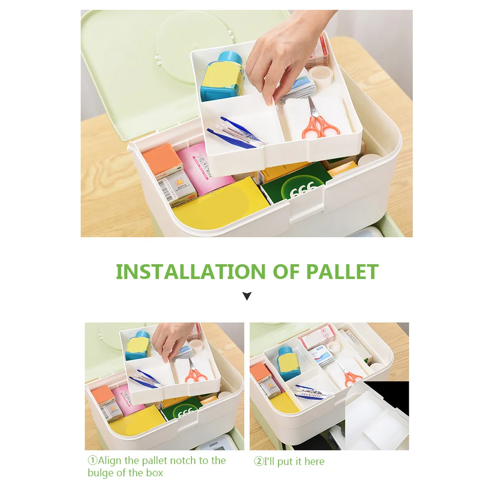 

Drawer-Type First Aid Emergency Medicine Box Multi-Layer Large Capacity Portable Medical Storage Organizing Case for Home Use