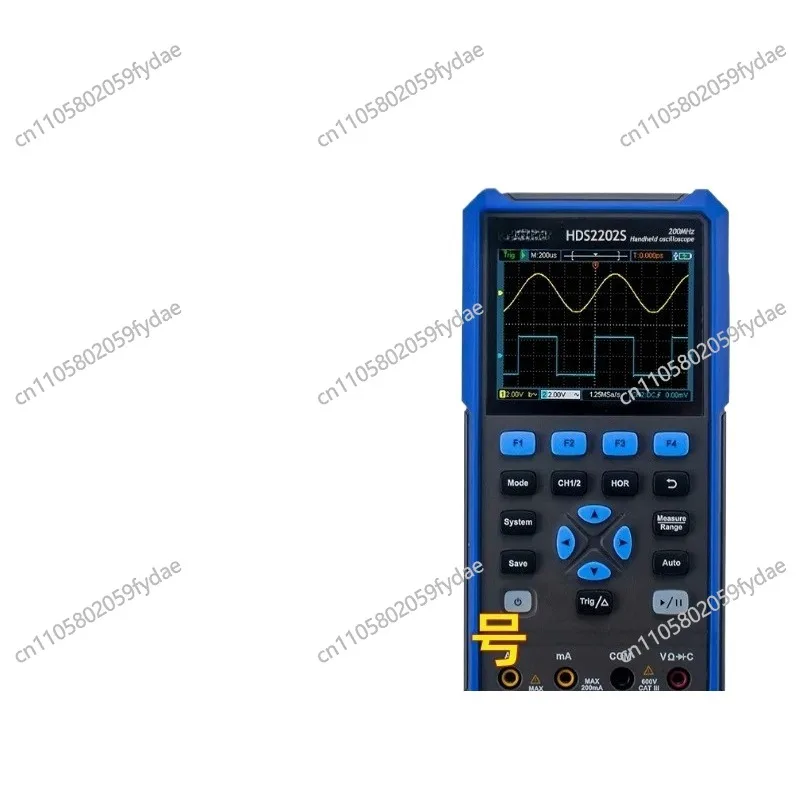 Handheld digital oscilloscope 200M convenient dual-channel multi-function multimeter signal
