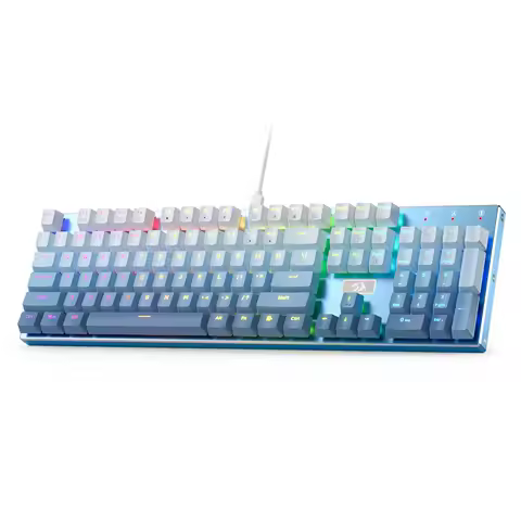 Redragon K556 SE RGB LED Backlit Wired Mechanical Gaming Keyboard, Aluminum Base, 104 Keys, Hot... product image