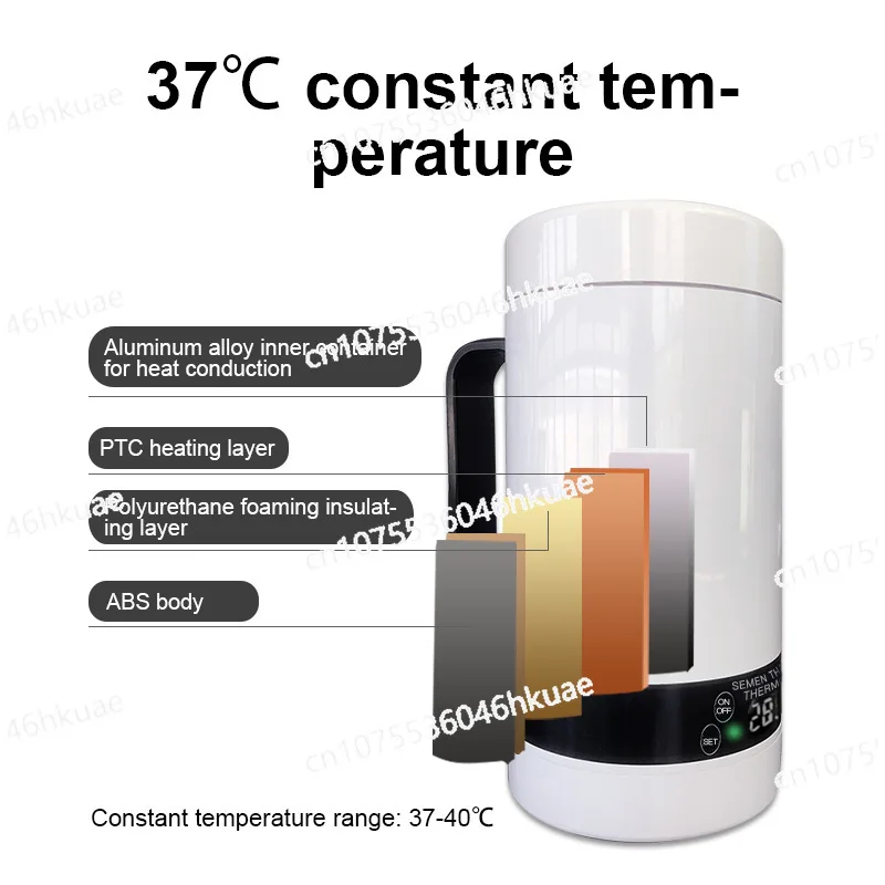 الحيوان السائل المنوي ترموستات تذويب كوب ترموستاتي للماشية خنزير الماشية المجمدة الحيوانات المنوية ذوبان كوب #4