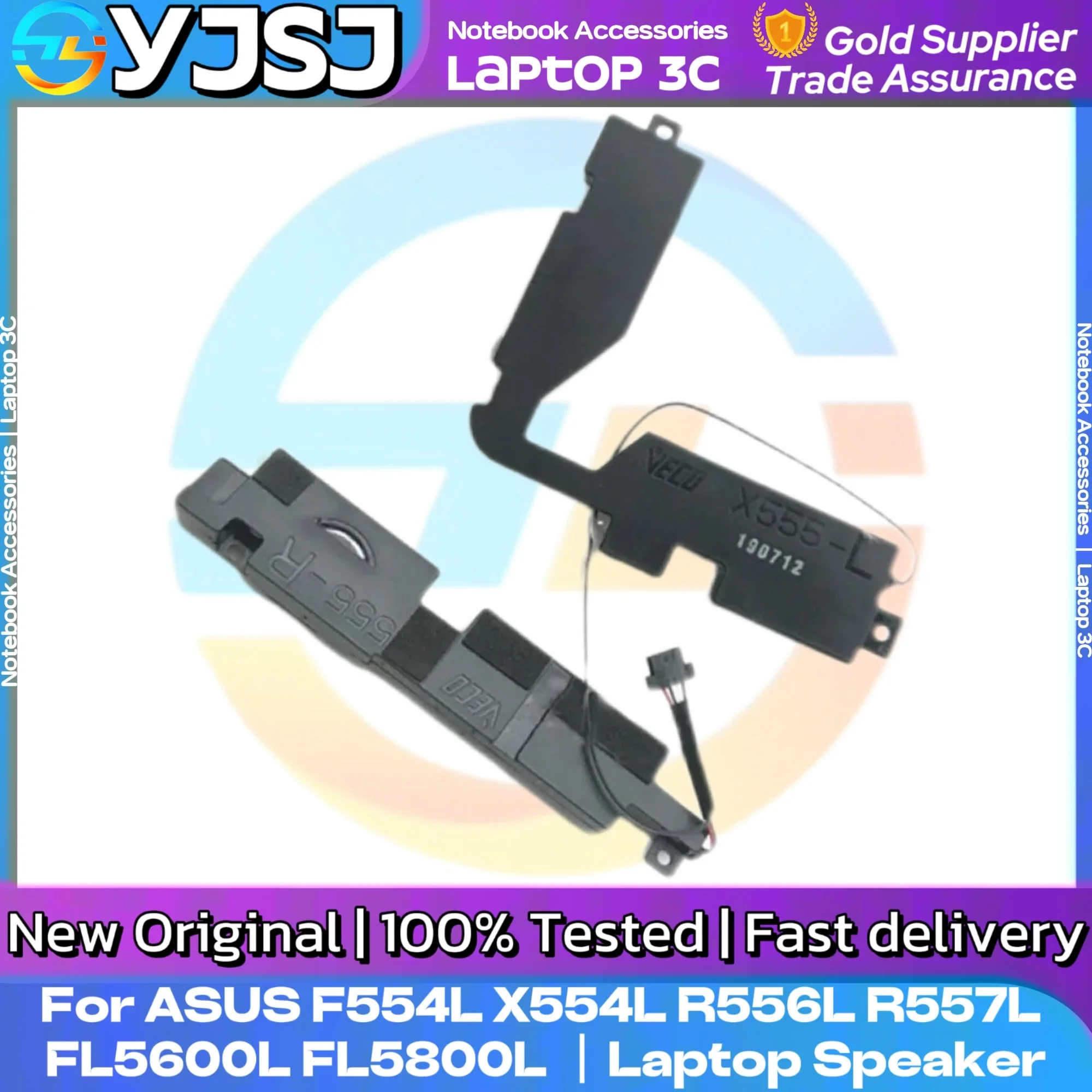 New GENUINE Original Laptop Speaker For ASUS X555L A555L K555L R555L F555LD FL5800 V555L VM590L X555LD Y583L F555 V555U W519
