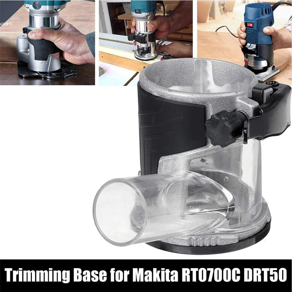 

Router Base Dust Cover Wood Milling Cutter Base Trimming Machine Milling Stand