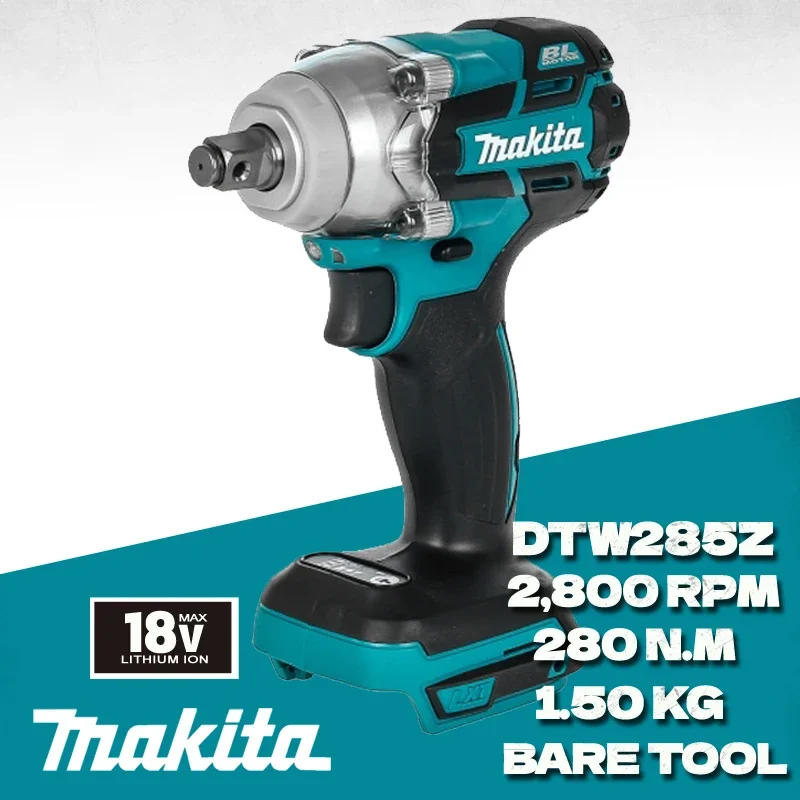 MAKITA DTW285Z Cordless Impact Wrench 18V Brushless Motor High Torque 280N.m 1/2\