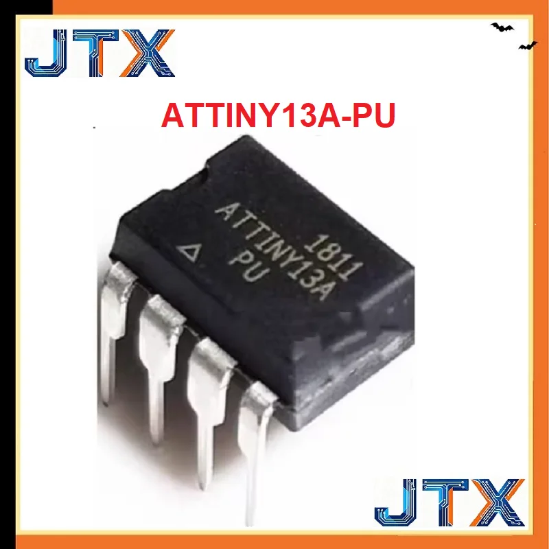 10PCS/LOT ATTINY13A-PU ATTINY13A ATMEL ATTINY13 13A-PU 8DIP