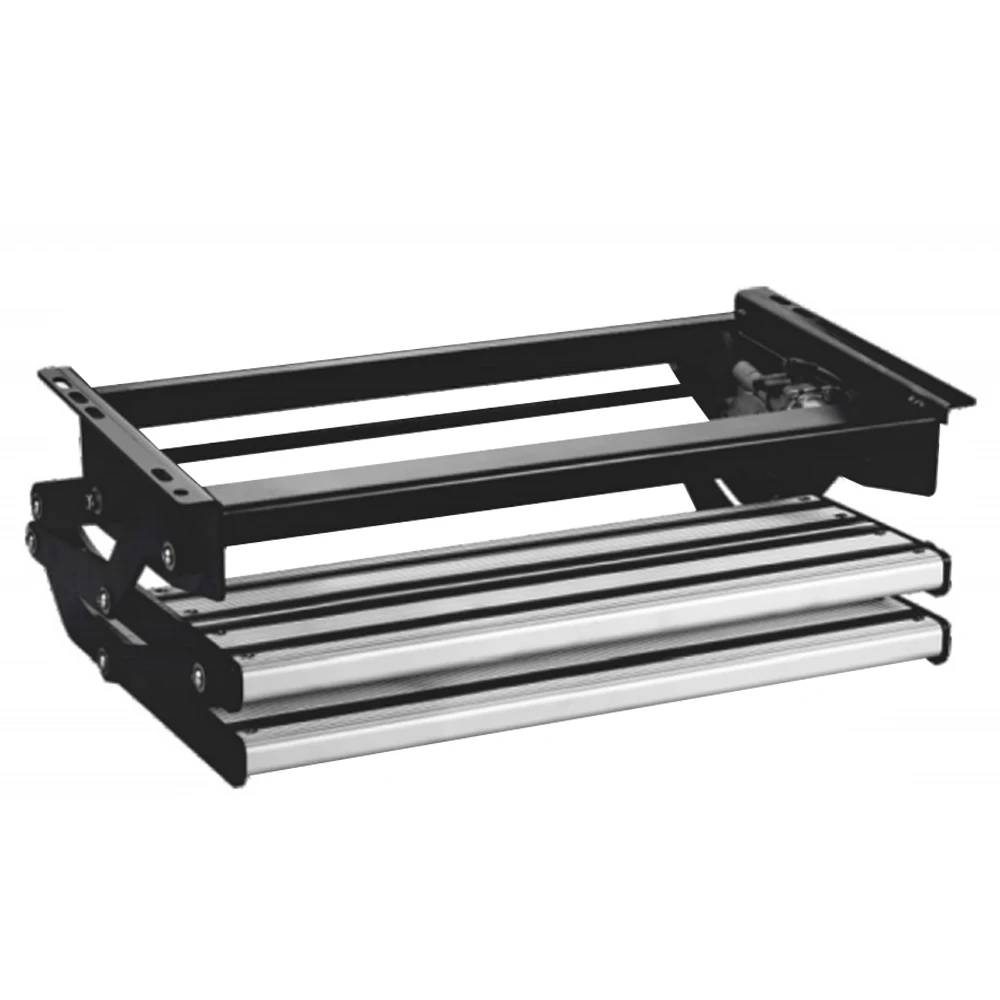 Aluminum Alloy RV Sliding Step Motorhome Step with LED Light Electric Sliding Caravan Steps for Van or Truck