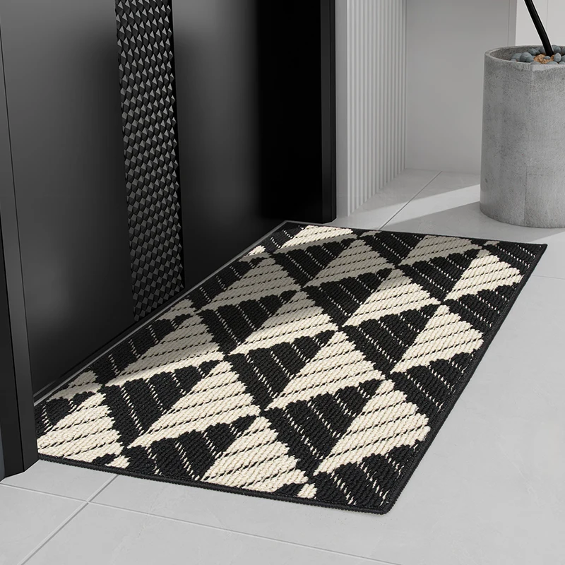 Entry Door Carpet Rubber Entrance Floor Mat Outdoor Doormat Nordic Style Commercial Polypropylene Non-slip Rug Kitchen Thick Pad